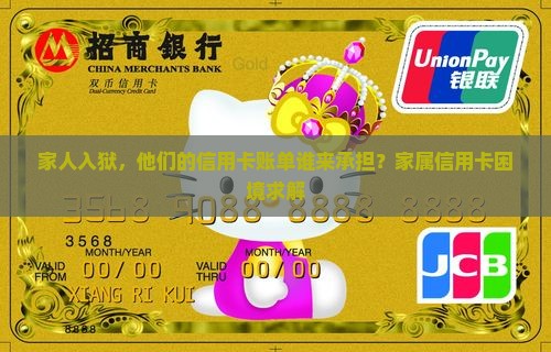 家人入狱，他们的信用卡账单谁来承担？家属信用卡困境求解