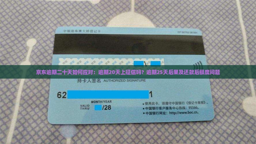 京东逾期二十天如何应对：逾期20天上征信吗？逾期25天后果及还款后额度问题