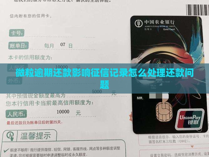 微粒逾期还款影响征信记录怎么处理还款问题