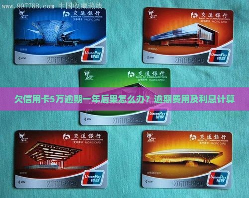 欠信用卡5万逾期一年后果怎么办？逾期费用及利息计算
