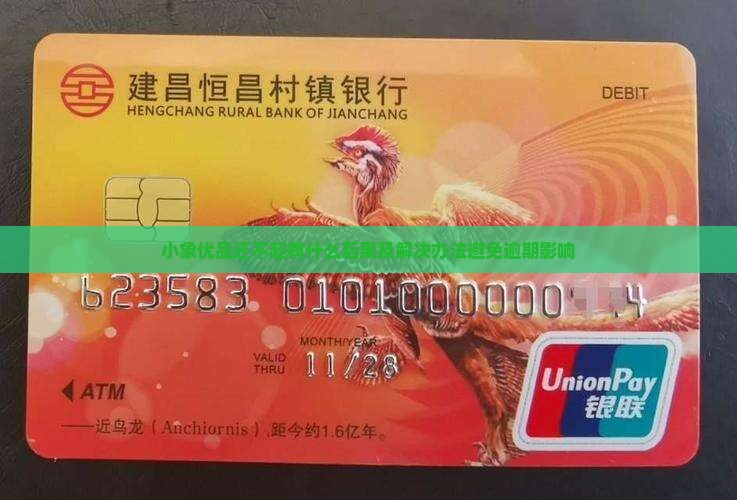 小象优品还不起有什么后果及解决办法避免逾期影响