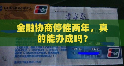 金融协商停催两年，真的能办成吗？