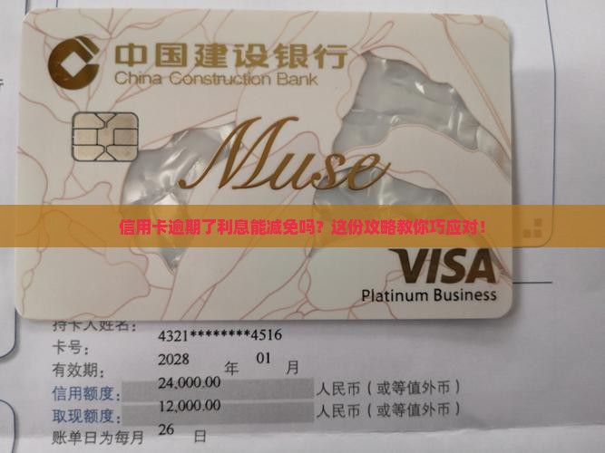 信用卡逾期了利息能减免吗？这份攻略教你巧应对！