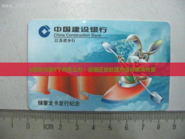 e招贷欠款3个月怎么办：逾期还款处理方法与解决方案