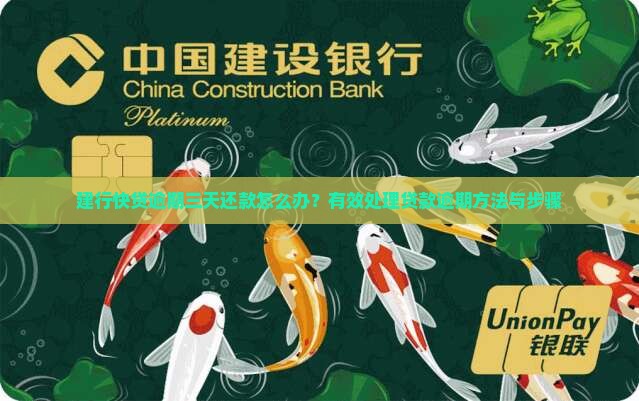 建行快贷逾期三天还款怎么办？有效处理贷款逾期方法与步骤
