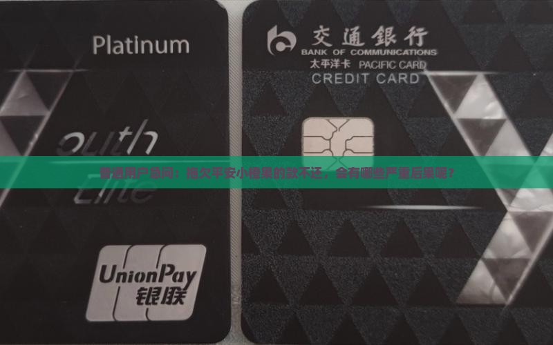普通用户急问：拖欠平安小橙果的款不还，会有哪些严重后果呢？
