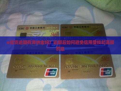 e招贷逾期有滞纳金吗？逾期后如何避免信用受损和高额罚息