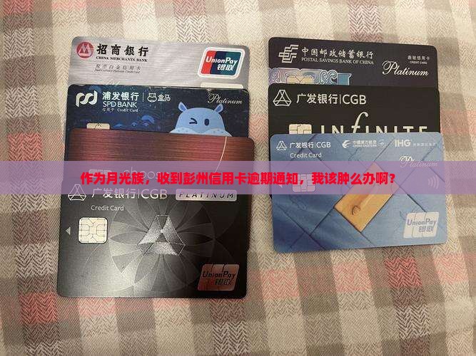 作为月光族，收到彭州信用卡逾期通知，我该肿么办啊？