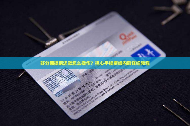 好分期提前还款怎么操作？担心手续费缚内附详细教程