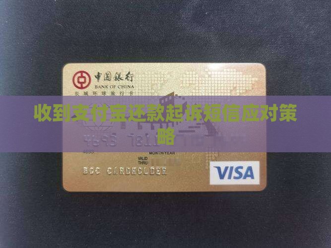 收到支付宝还款起诉短信应对策略