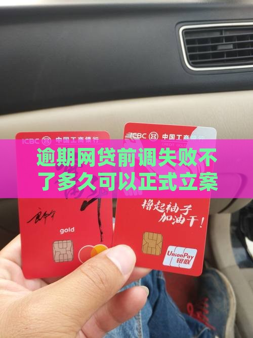 逾期网贷前调失败不了多久可以正式立案