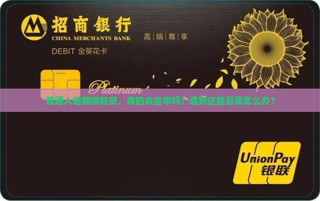 普通人逾期微粒贷，真的会坐牢吗？遇到这些后果怎么办？