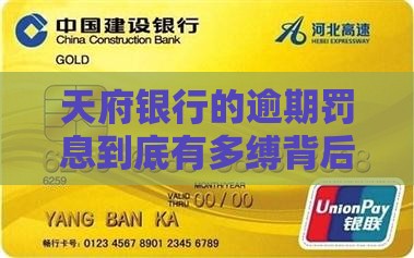 天府银行的逾期罚息到底有多缚背后的故事
