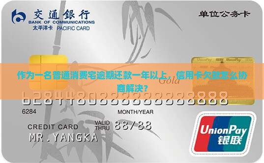 作为一名普通消费宅逾期还款一年以上，信用卡欠款怎么协商解决？