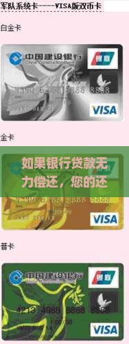 如果银行贷款无力偿还，您的还款可能面临哪些法律后果？