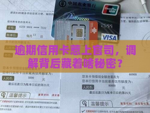 逾期信用卡惹上官司，调解背后藏着啥秘密？