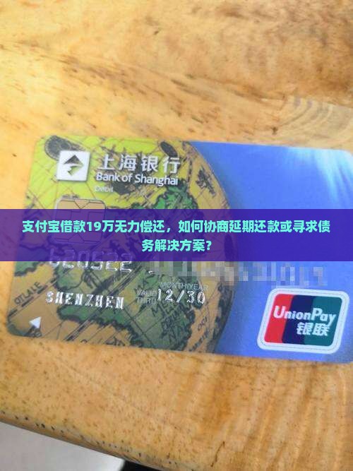 支付宝借款19万无力偿还，如何协商延期还款或寻求债务解决方案？