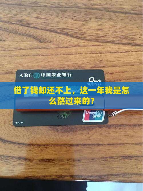借了钱却还不上，这一年我是怎么熬过来的？