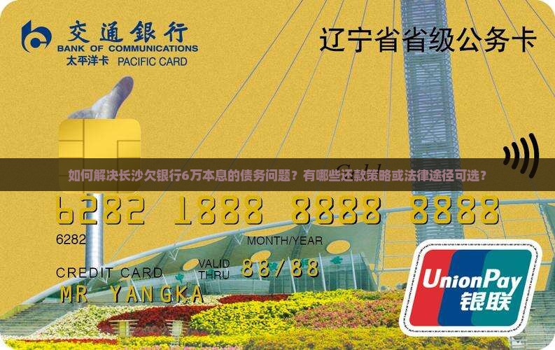 长沙欠银行本息6万怎么办