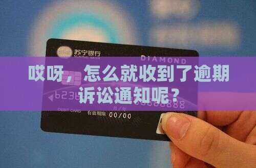 收到一条逾期诉讼通知