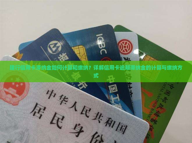 建行信用卡滞纳金如何计算和缴纳