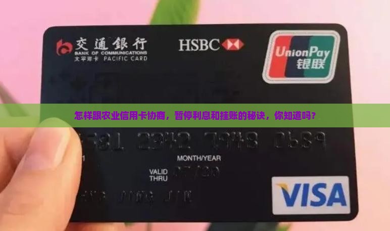 农业信用卡如何协商停息挂账的具体方法有哪些