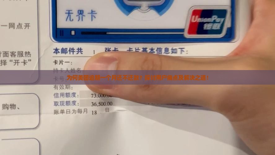 美团逾期一个月不还款会怎么处理