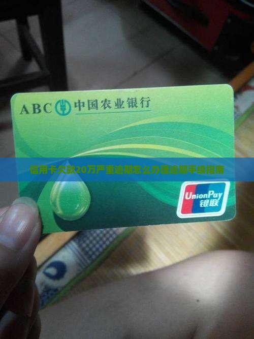 信用卡欠款20万严重逾期怎么办