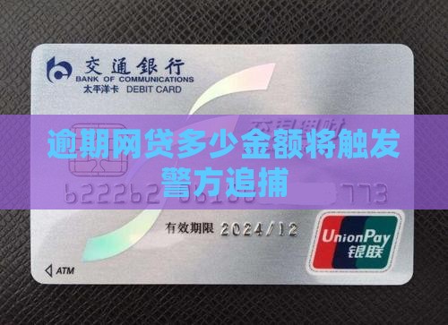 网贷逾期多少金额会被通缉