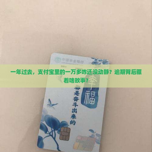 支付宝逾期一年一万多