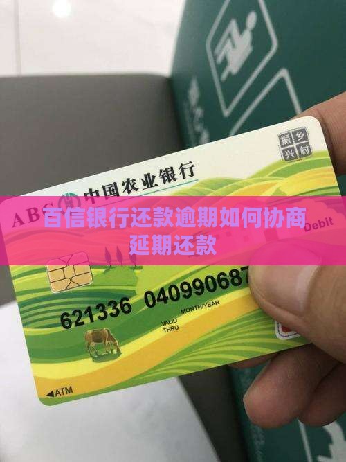 百信银行如何协商延期