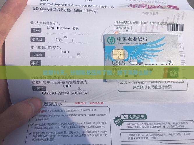分期逾期15天怎么办