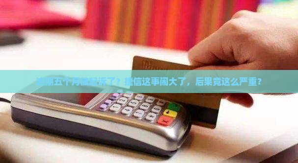 捷信逾期五月被起诉的后果有哪些