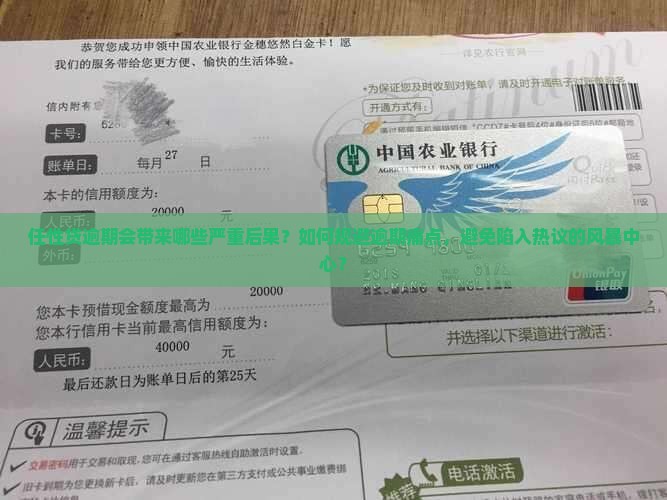 任性贷逾期后果