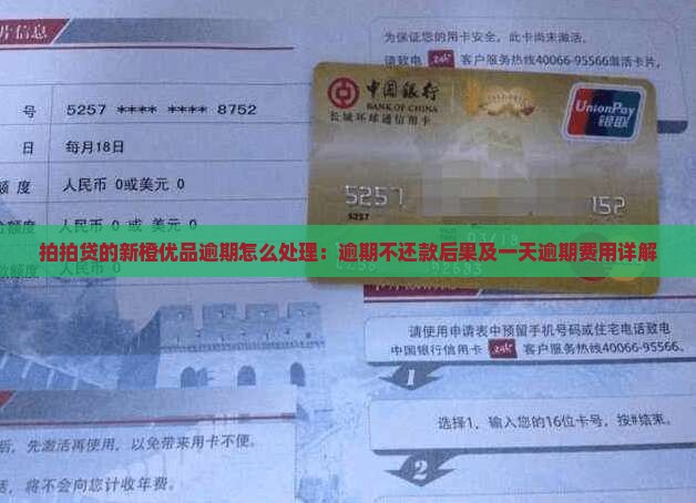 拍拍贷的新橙优品逾期怎么处理
