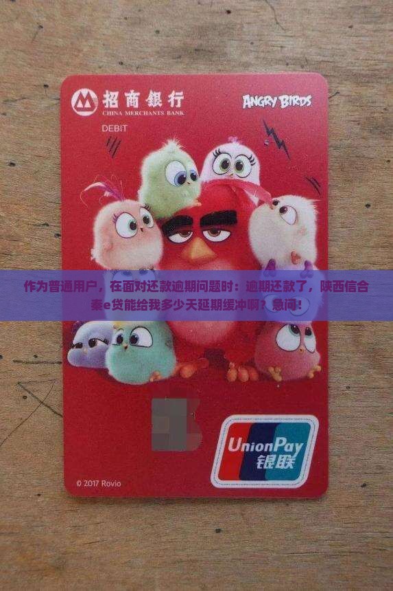 陕西信合秦e贷还款逾期后可以申请延期吗