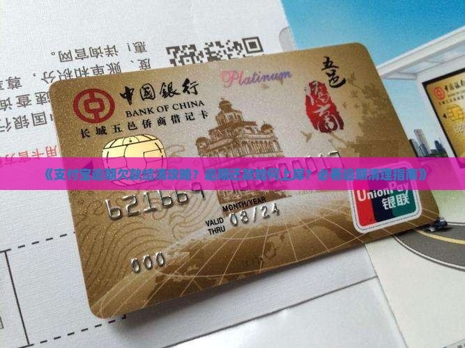 支付宝逾期欠款结清攻略