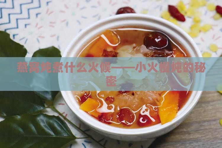 燕窝炖煮什么火候——小火慢炖的秘密