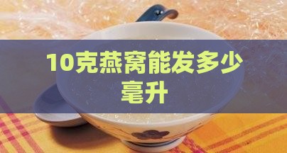 10克燕窝能发多少毫升