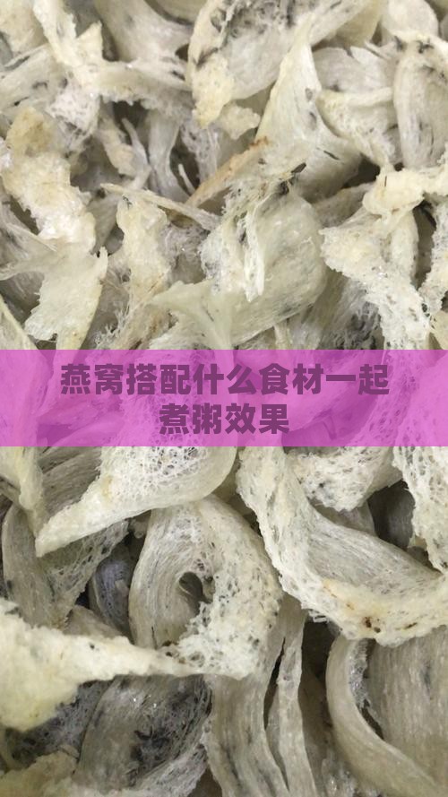 燕窝搭配什么食材一起煮粥效果