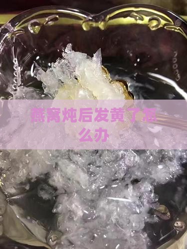 燕窝炖后发黄了怎么办