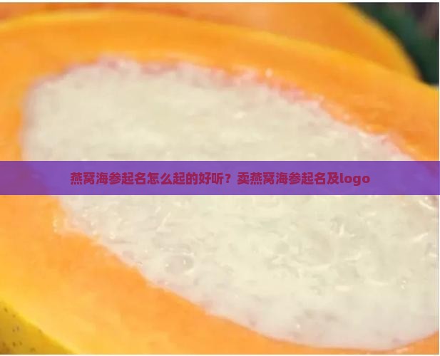 燕窝海参起名怎么起的好听？卖燕窝海参起名及logo
