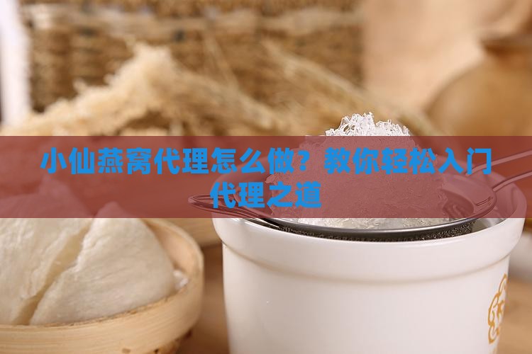 小仙燕窝代理怎么做？教你轻松入门代理之道