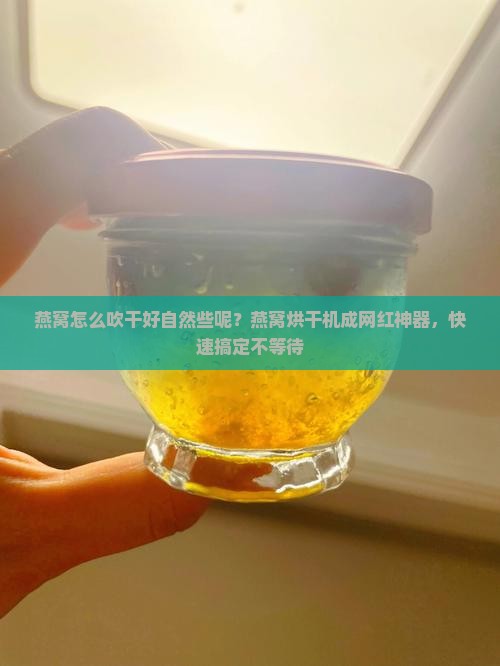 燕窝怎么吹干好自然些呢？燕窝烘干机成网红神器，快速搞定不等待
