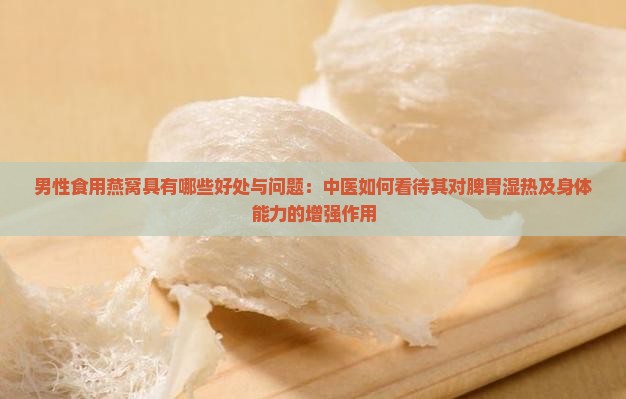 男性食用燕窝具有哪些好处与问题：中医如何看待其对脾胃湿热及身体能力的增强作用