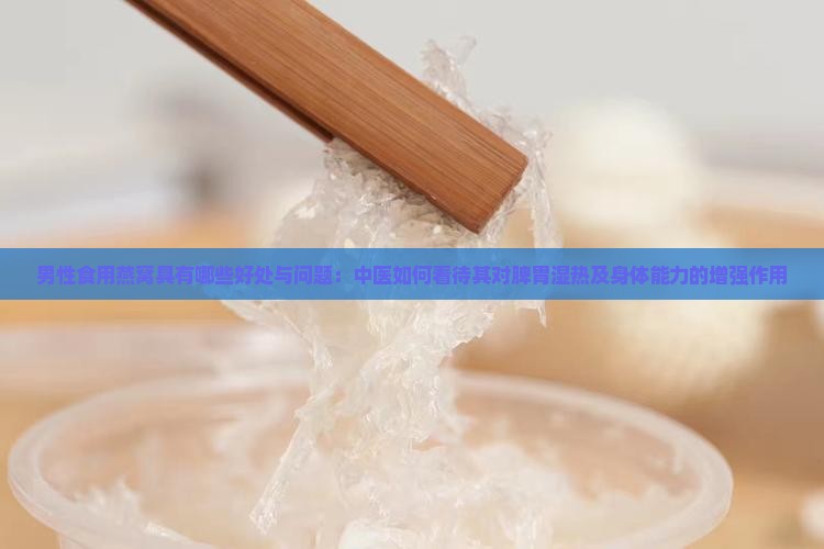 男性食用燕窝具有哪些好处与问题：中医如何看待其对脾胃湿热及身体能力的增强作用