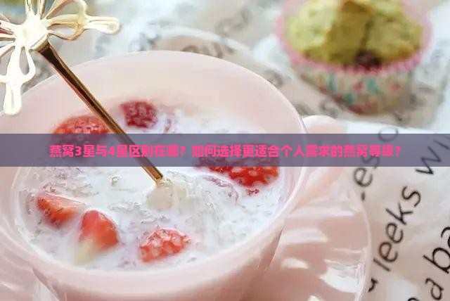 燕窝3星与4星区别在哪？如何选择更适合个人需求的燕窝等级？
