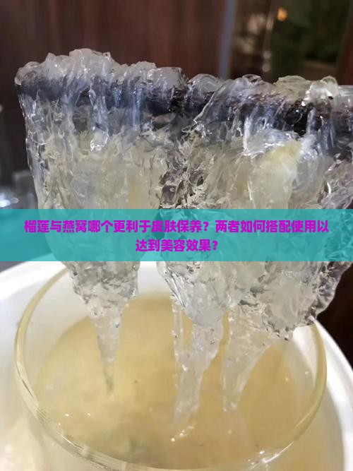 榴莲与燕窝哪个更利于皮肤保养？两者如何搭配使用以达到美容效果？
