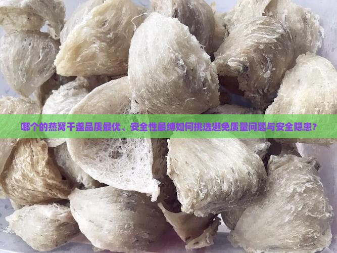 哪个的燕窝干盏品质最优、安全性最缚如何挑选避免质量问题与安全隐患？