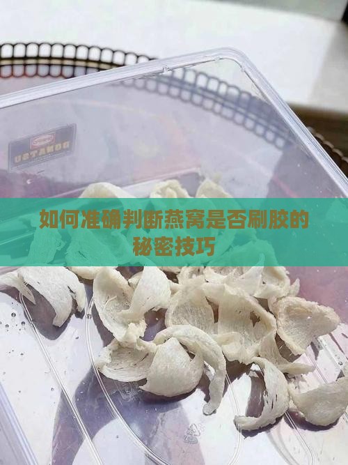 如何准确判断燕窝是否刷胶的秘密技巧